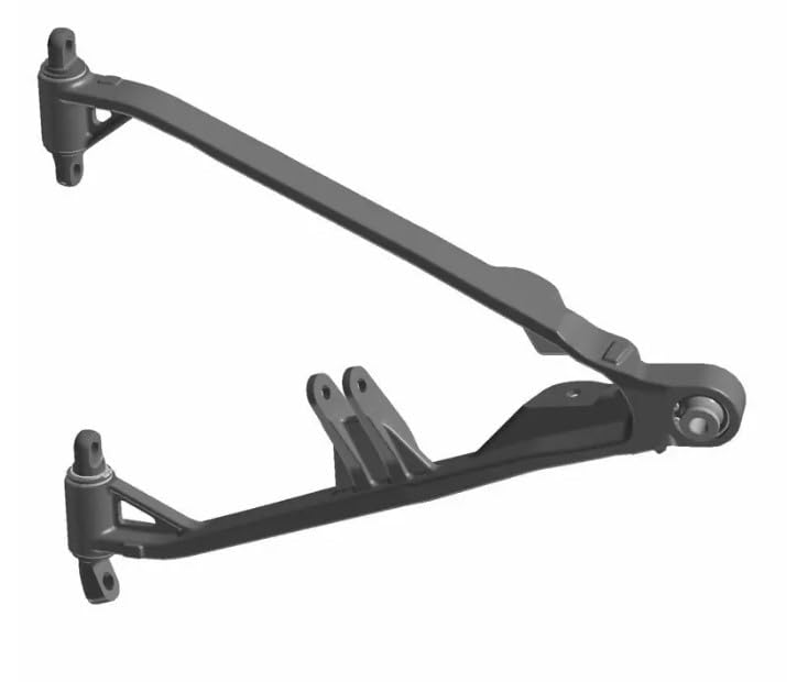 Polaris Snowmobile Right Side, Lower Control Arm, Narrow, Gloss Medium Gloss Black, Genuine OEM Part 1824653-067, Qty 1