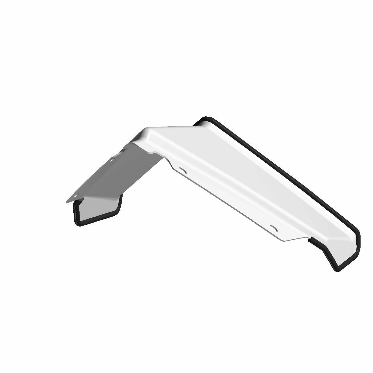 Polaris Snowmobile Low Windshield, Glossy Black, Genuine OEM Part 5451214, Qty 1