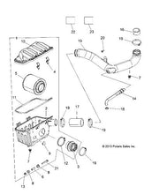 Polaris Ranger Airbox Assembly, Genuine OEM Part 1204922, Qty 1