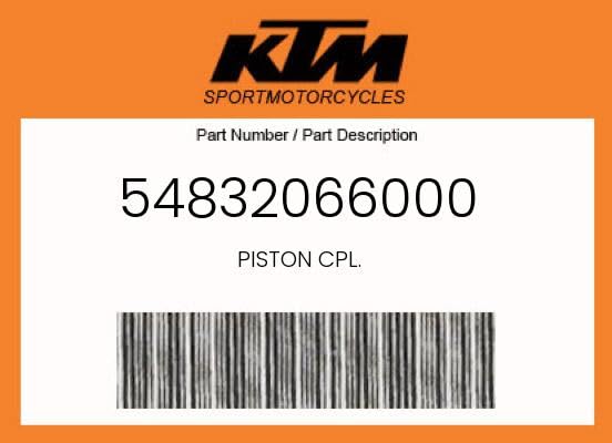 Ktm Genuine Piston Cpl. - 54832066000