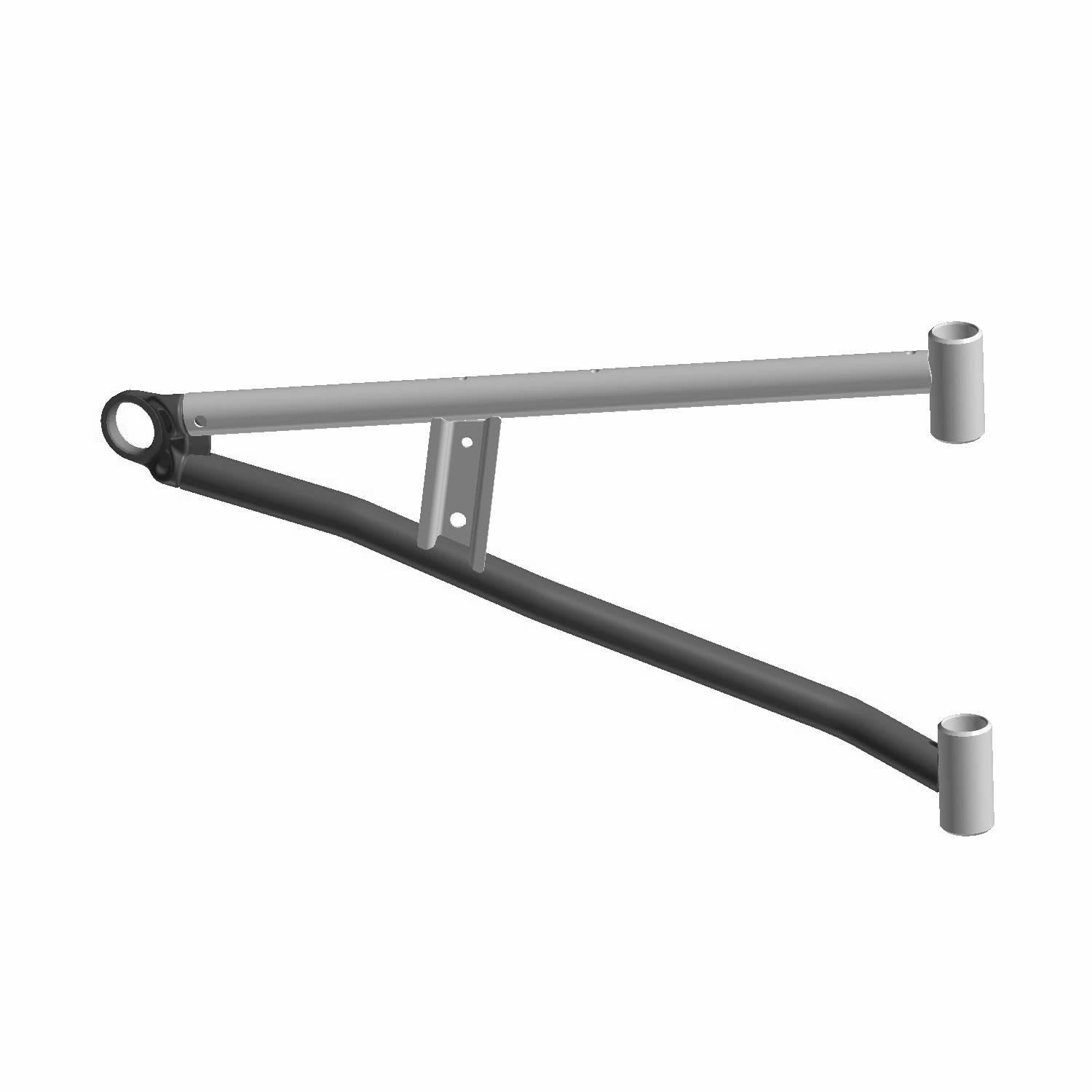 Polaris Ranger Control Arm, Front, Lower, Right Side, Matte Black, Genuine OEM Part 1024248-458, Qty 1
