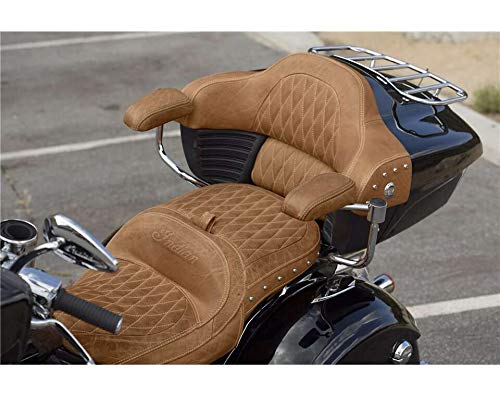 Indian Motorcycle Leather Quilted Trunk Passenger Backrest Pad 2880284-06