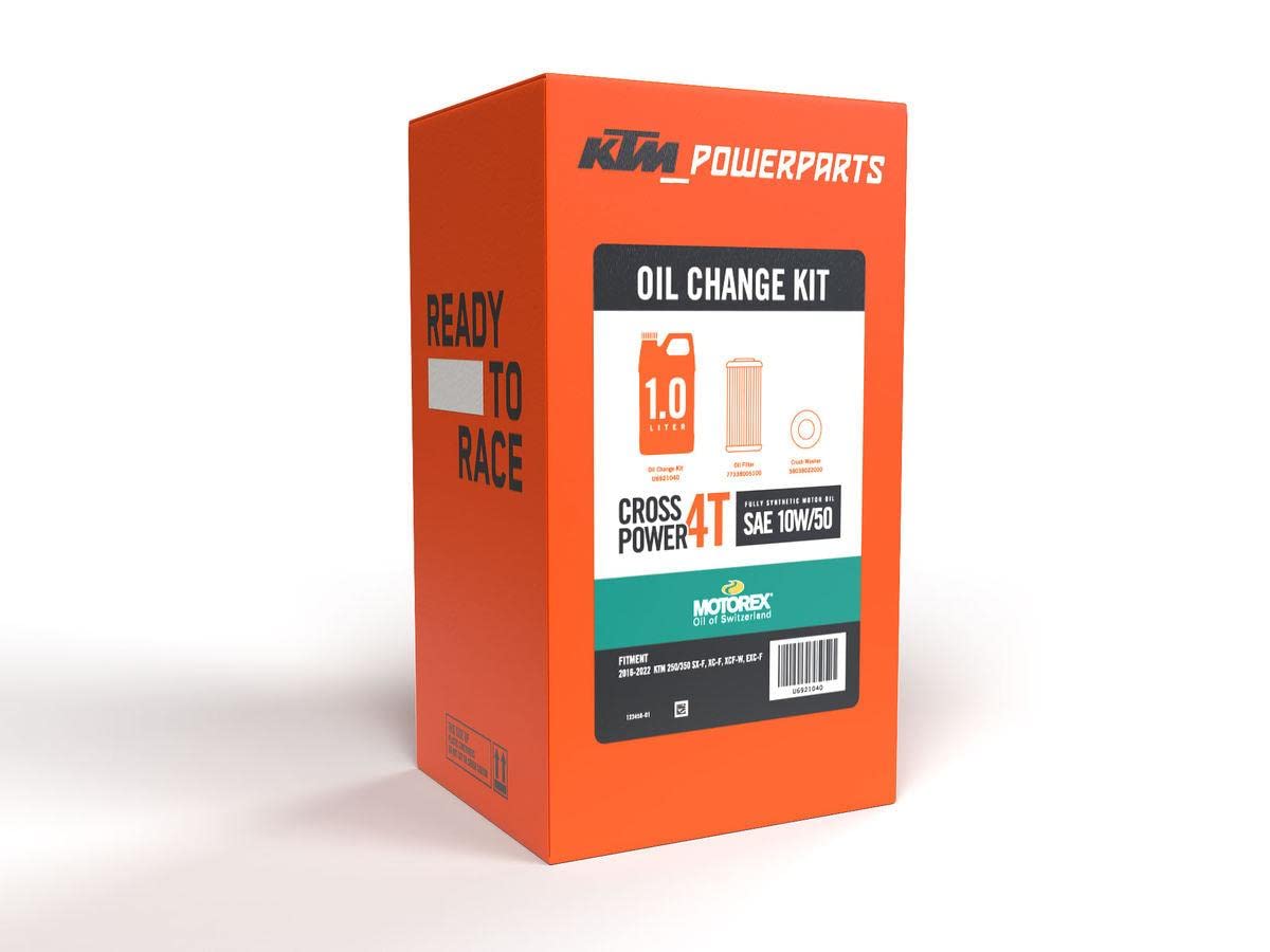 KTM Genuine OEM Oil Change Kit 1L 10W/50 U6921040 Motorcycle Maintenance Kit