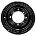 Polaris 1523450-067 Black 12x8 Rear Rim 2009-2014 XP Ranger Sportsman 900 800