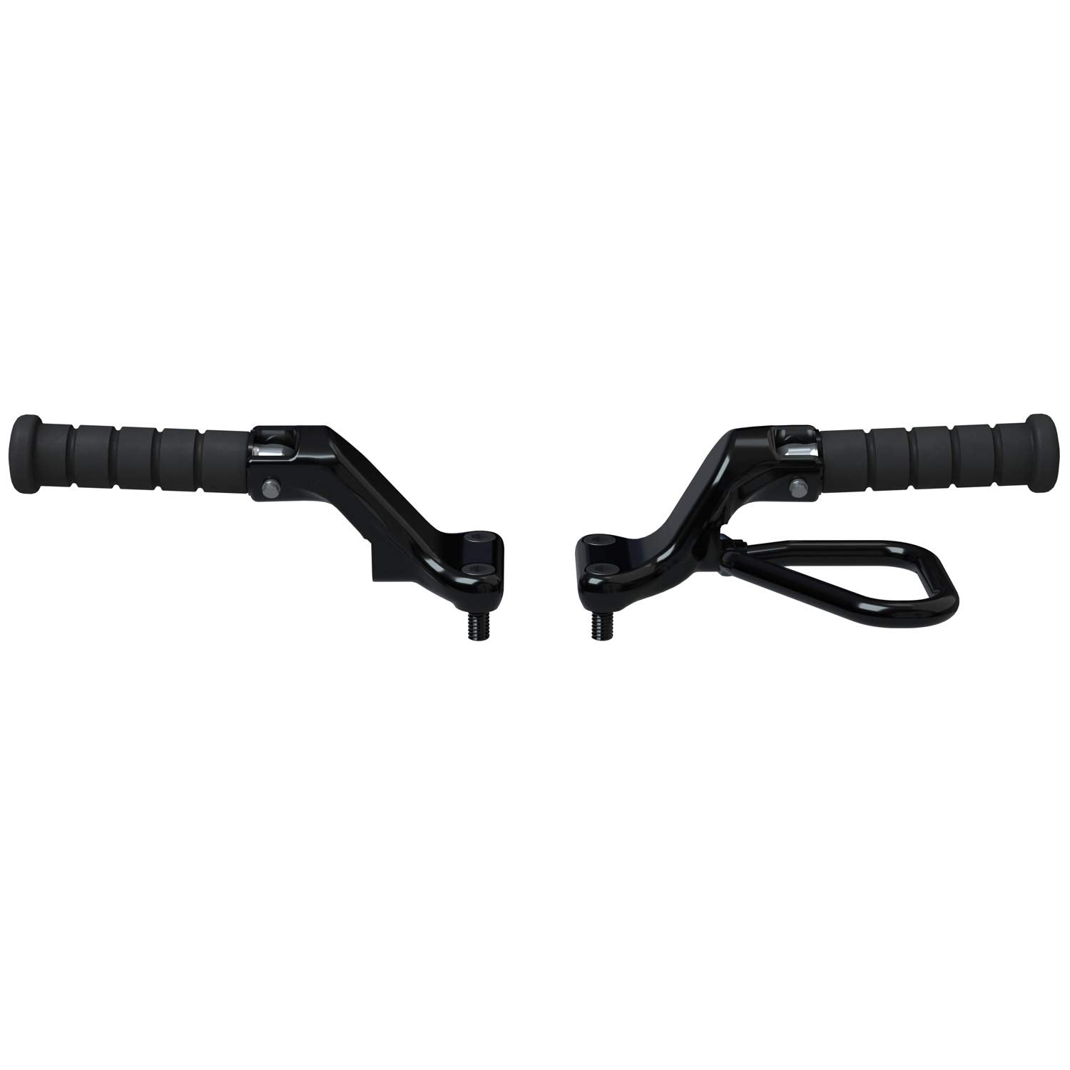 Indian Motorcycle Foot Pegs for Passenger, Pair, Cruiser Black, Rubber Grips,