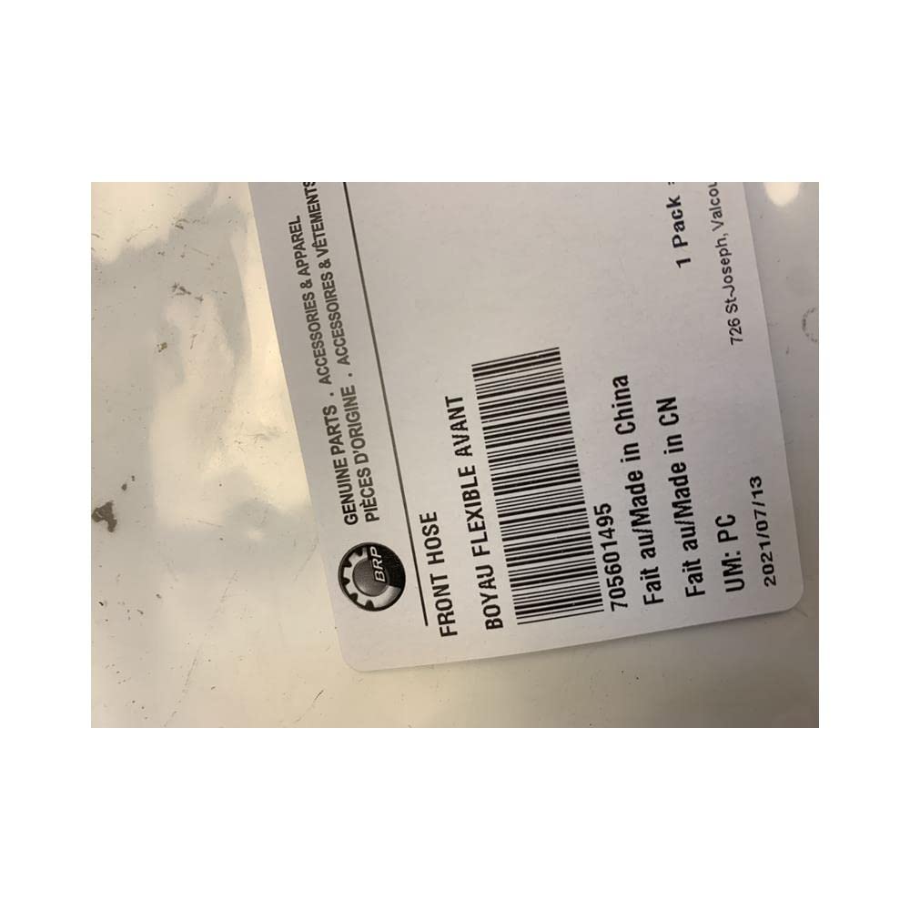 Can Am Maverick X3 72" Width Front Brake Line Hose Oem New 705601495