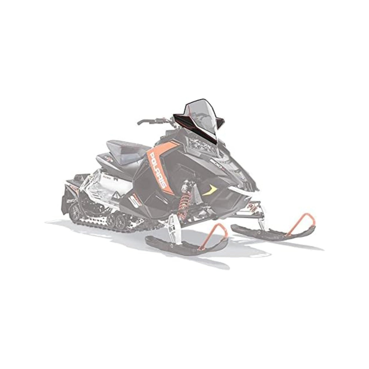 Polaris Flatland Mid Windshield, for Snowmobile Models, OEM - 2880389