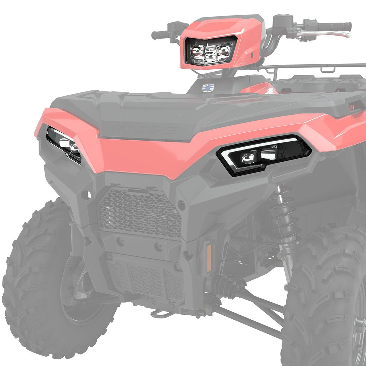 Polaris LED Headlight and Pod Light Kit, for ATV Models, OEM - 2884859