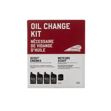 Indian Motorcycle Oil Change Kit for All 60 & 69 Cu In Liquid-Cooled Scout Engines, 4 Quarts 15W-60 Full Synthetic Oil, 1 Oil Filter, 2 Washers, Clutch Performance, Engine Protection - 2880191