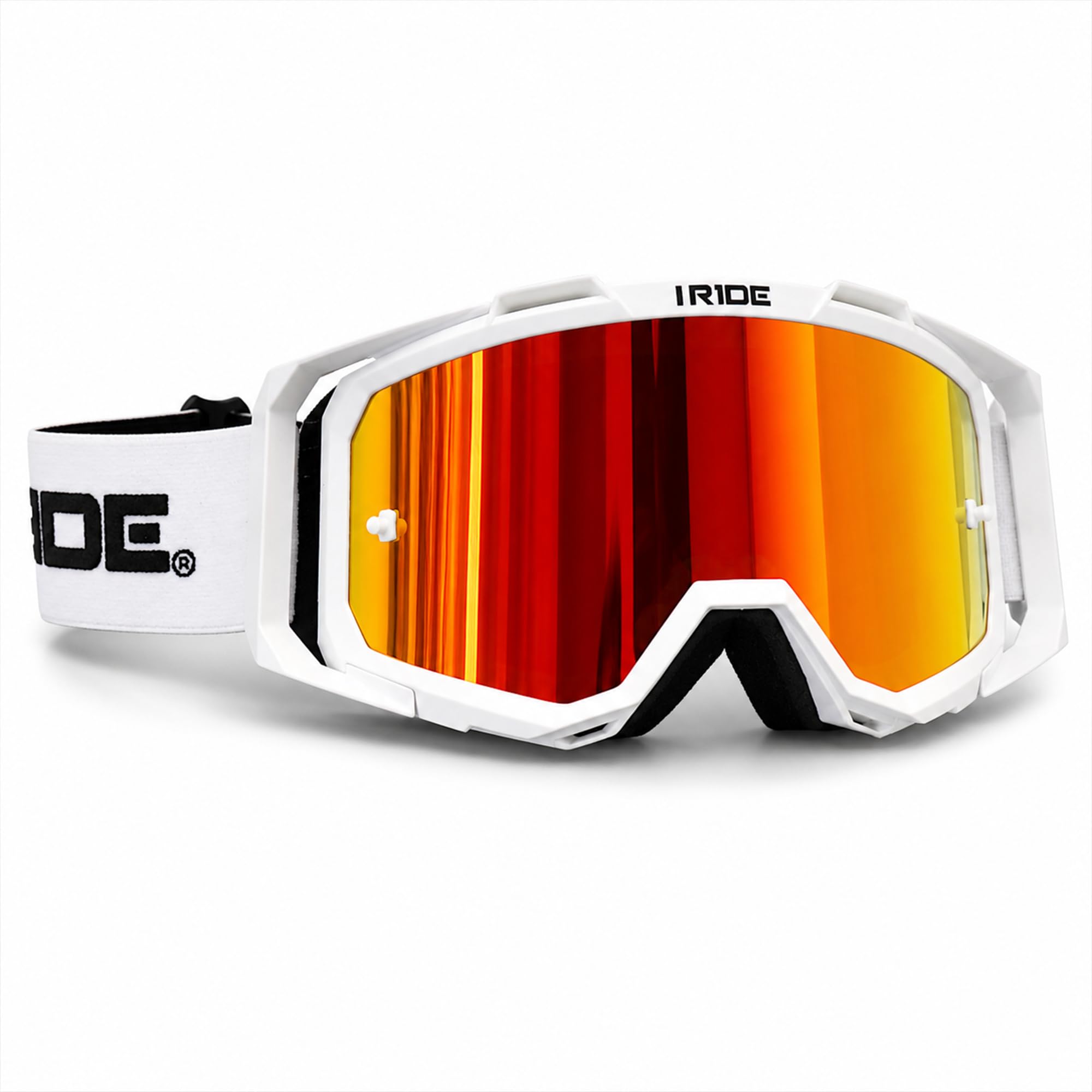 Fox Powersports IR-AIRTIME-WHITE (ORANGE POP)