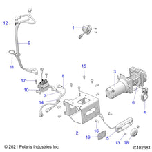 Polaris Off Road Synthetic Winch Rope for 2,500-3,500 lb. Winches (with Pre-Woven Loop)