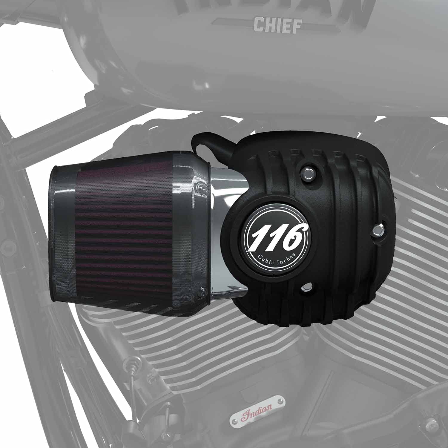 Indian Motorcycle Thunderstroke Forward Air Intake - 2884950-156