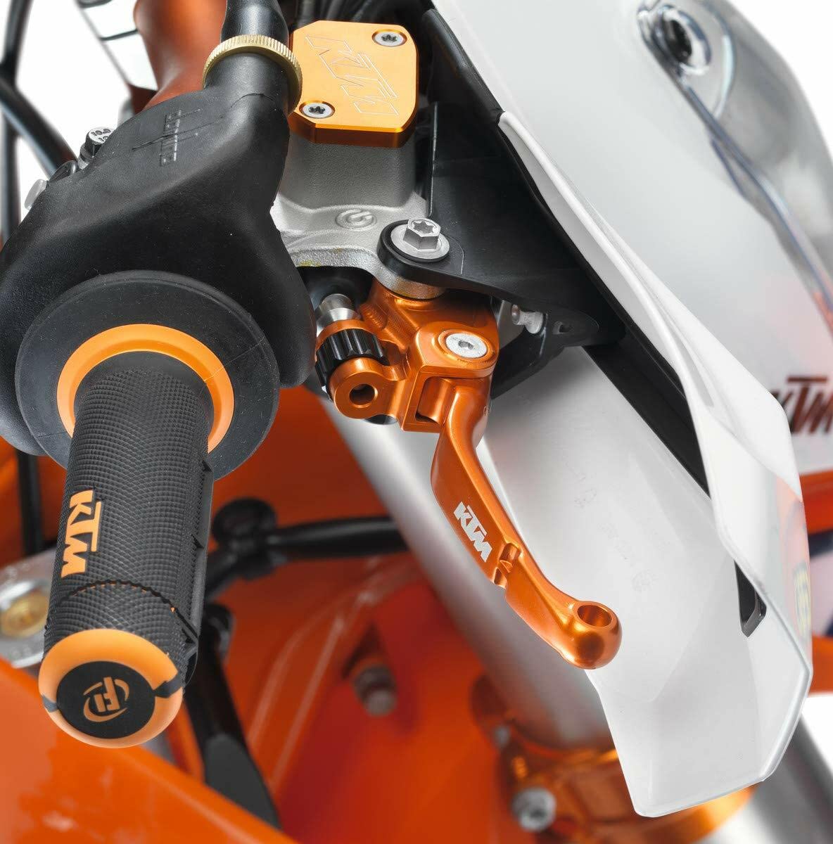 KTM Flex Brake Lever Orange Compatible with 250/350/450 SX-F/125/250 SX/250/300 XC/XC-W/350/500 EXC/F 2014-2026/300 SX 2023-2026 - 7871390204404