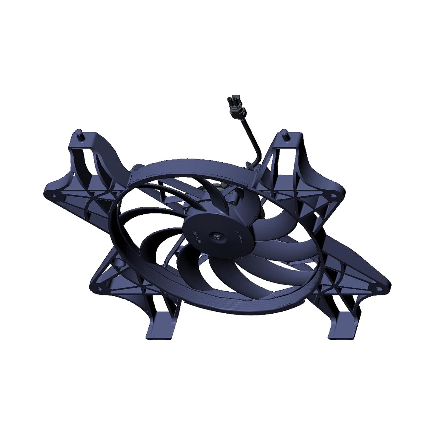 Polaris RZR Fan Assembly, Genuine OEM Part 2412447, Qty 1