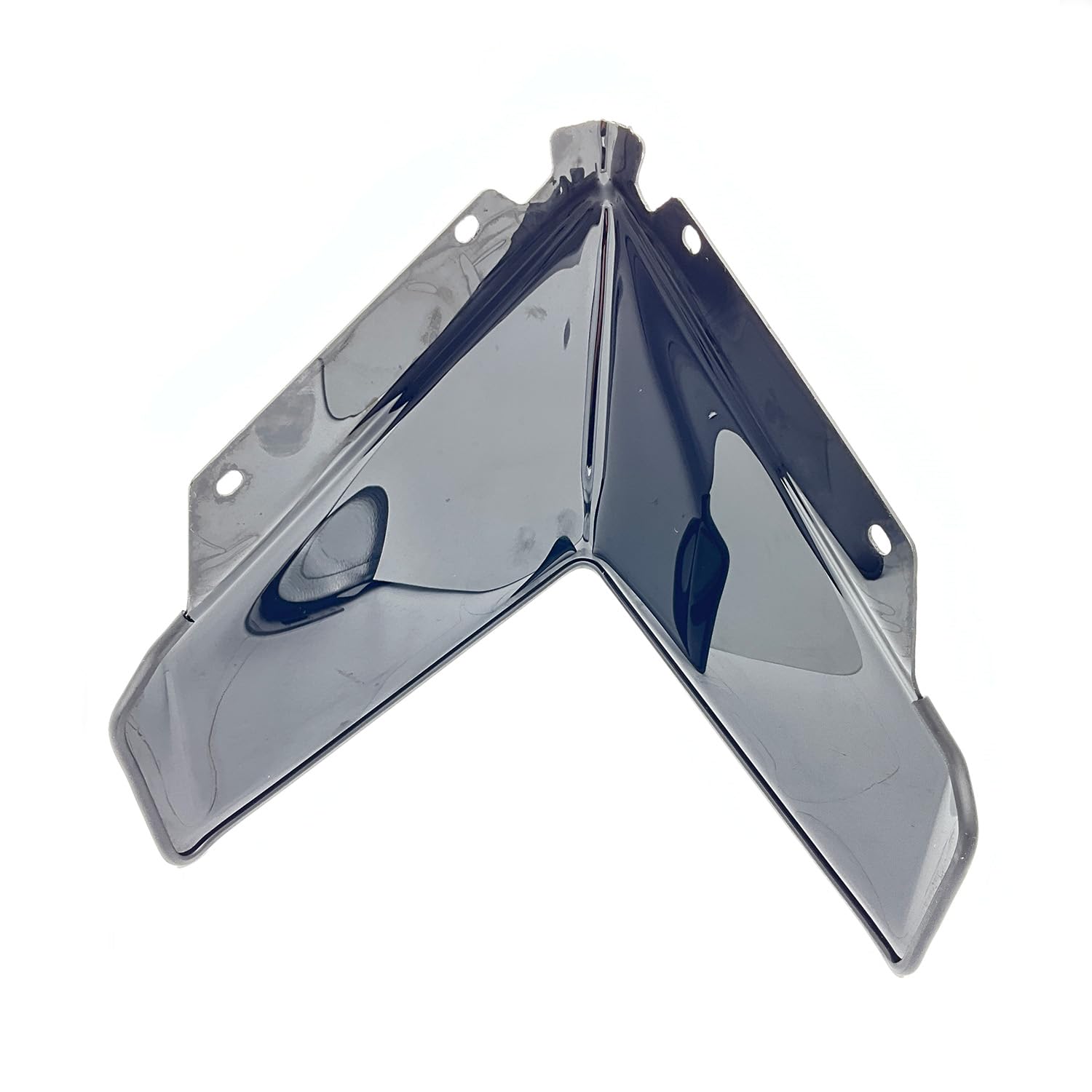 Polaris Snowmobile Low Windshield, Glossy Black, Genuine OEM Part 5451214, Qty 1