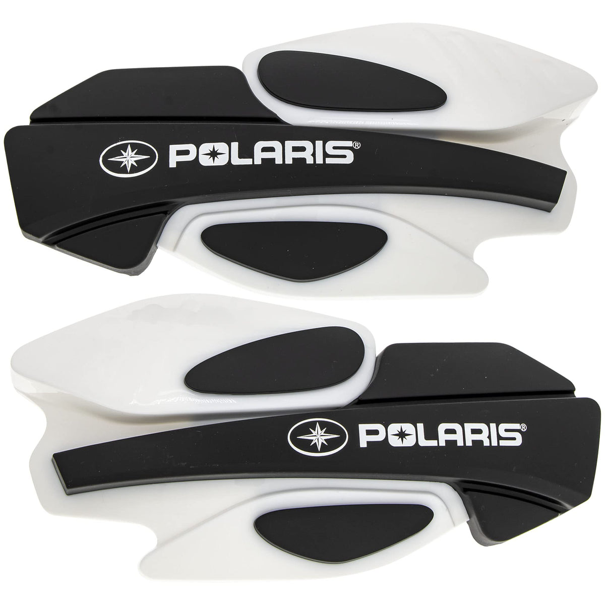 Polaris Handguards, White, for Specific ATV Models, Genuine OEM - 2876883