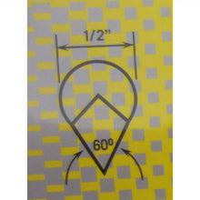 Ski-Doo New OEM Extreme 1/2' Carbide Runner 60 Degree 860201043 Pilot 5.7 Ski