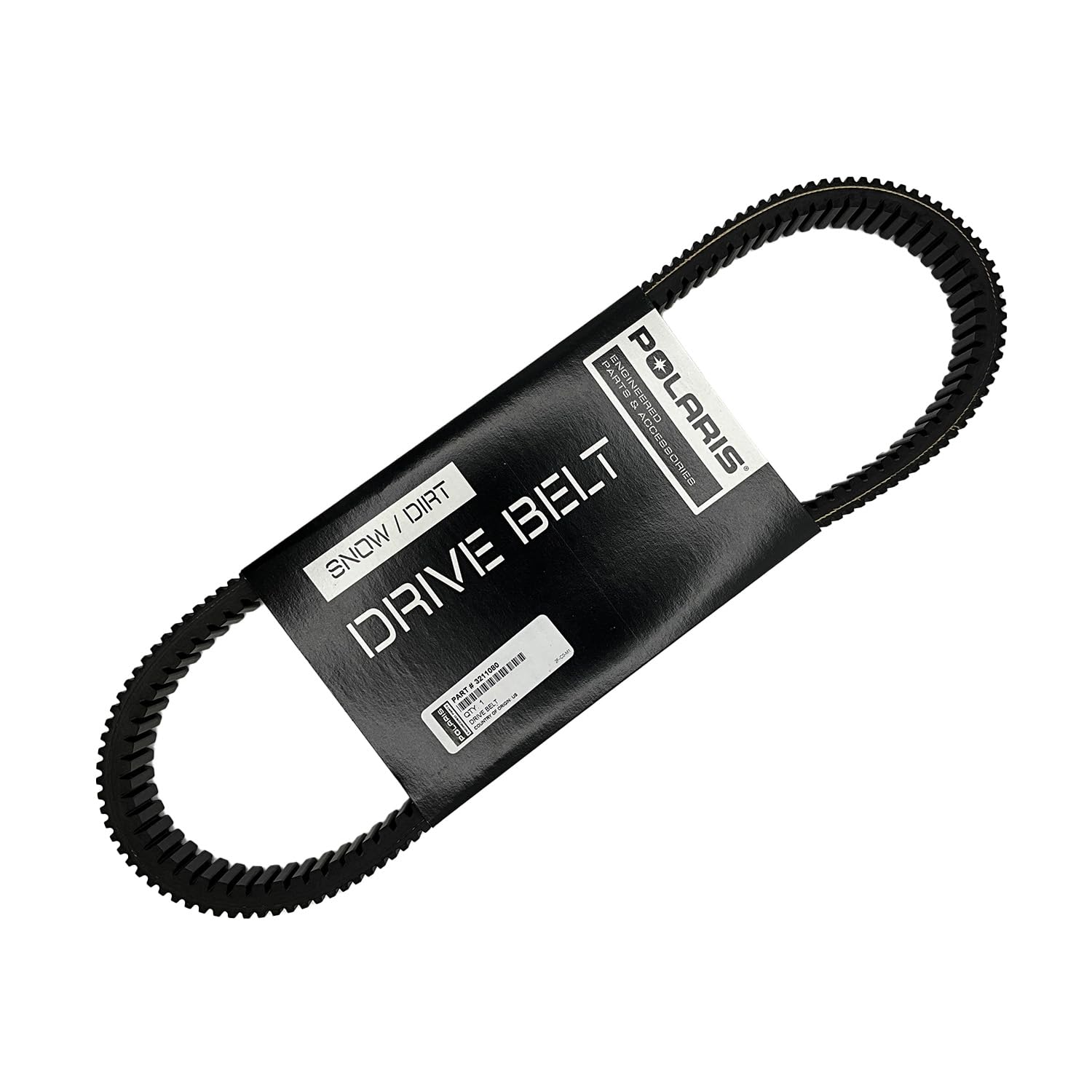 Polaris Snowmobile Drive Belt for Specific RMK, INDY, Switchback, Fusion, IQ, Dragon IQ, XCR, XC, XCF, Pro X 2, Pro XR, Pro R, Classic, Edge Models and More, Runs Cooler, OEM Performance - 3211080