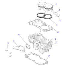 Polaris Ranger Cylinder Head Gasket, Genuine OEM Part 5814793, Qty 1