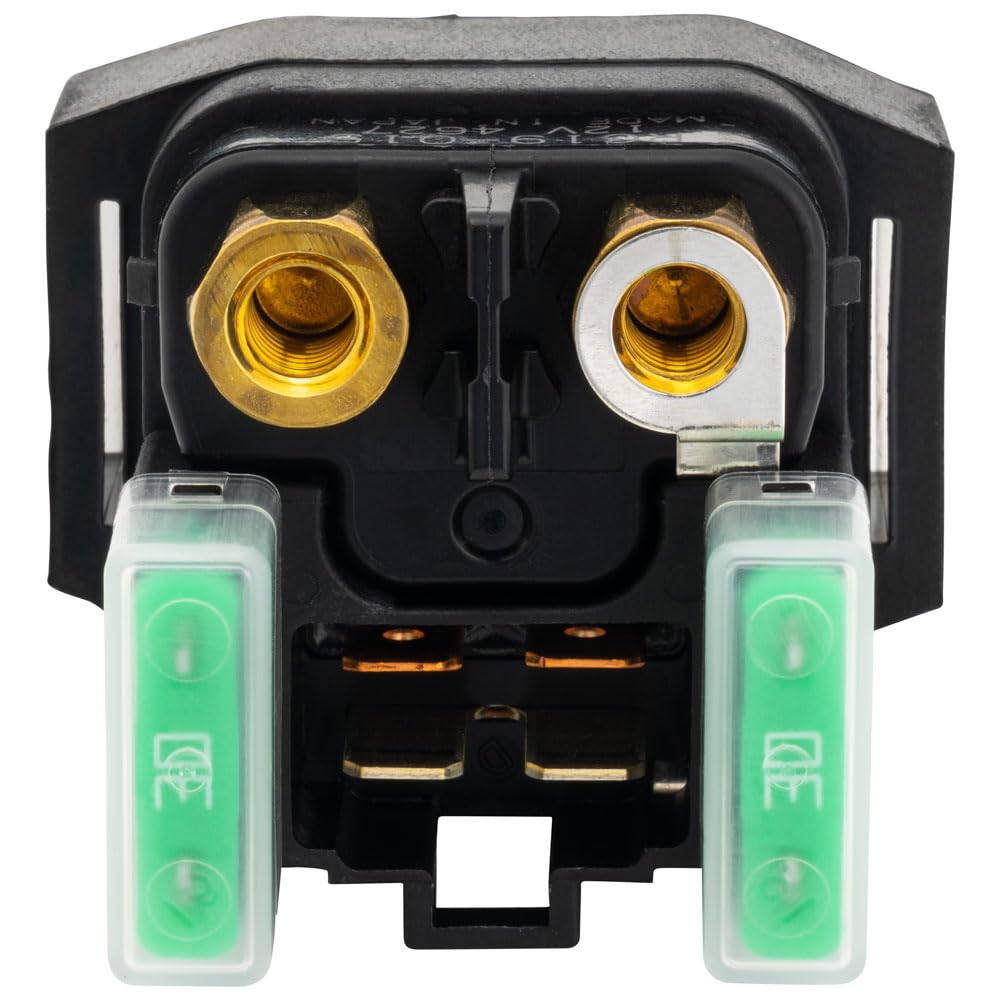Yamaha OEM Starter Relay Assembly Compatible with Rhino 660 2004-2006/Kodiak 400 4X4 2000-2006/Grizzly 660 4X4 2002-2008/Grizzly 450 4X4 2007-2014/Grizzly 350 4X4 2007-2012 - 4SV-81940-12-00