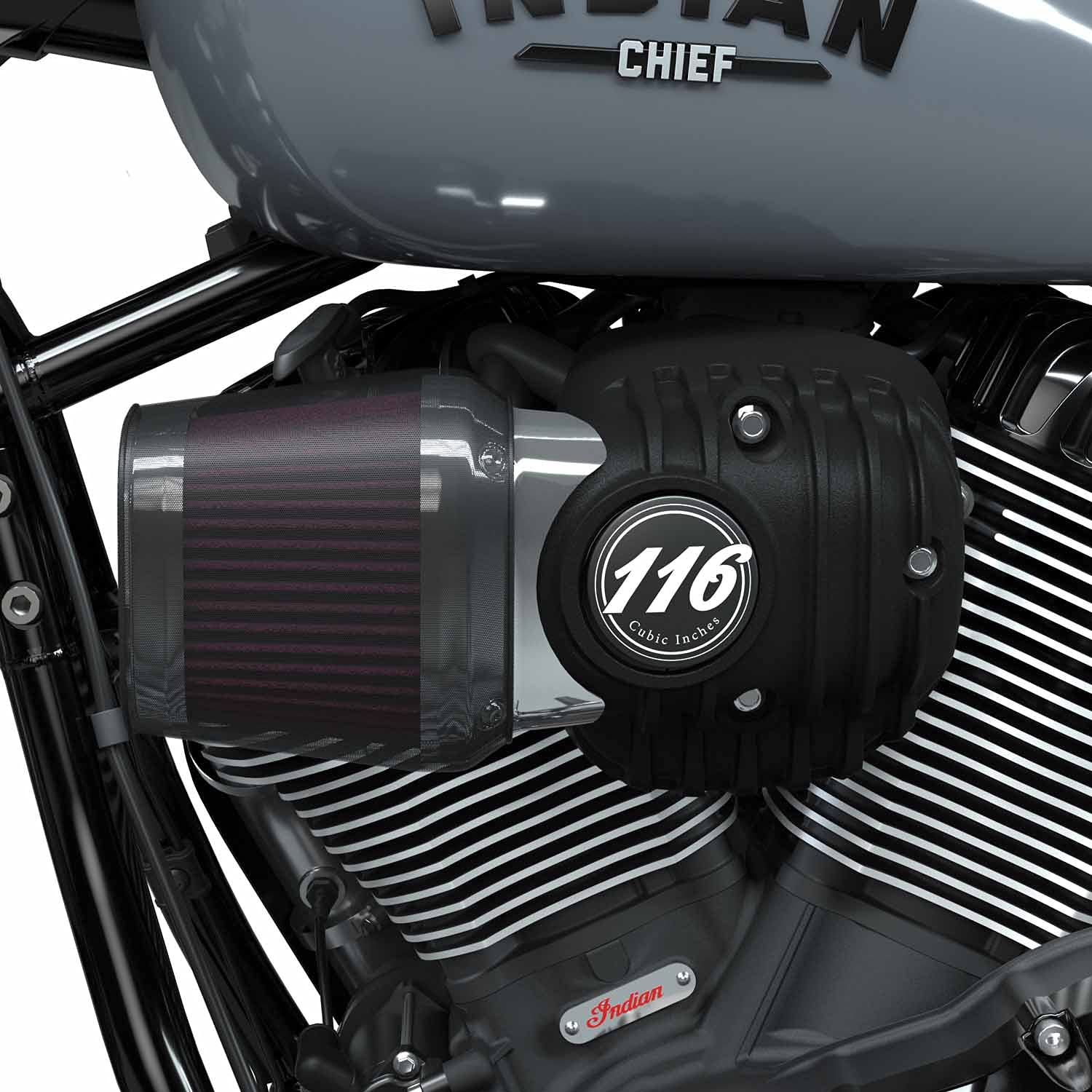 Indian Motorcycle Thunderstroke Forward Air Intake - 2884950-156