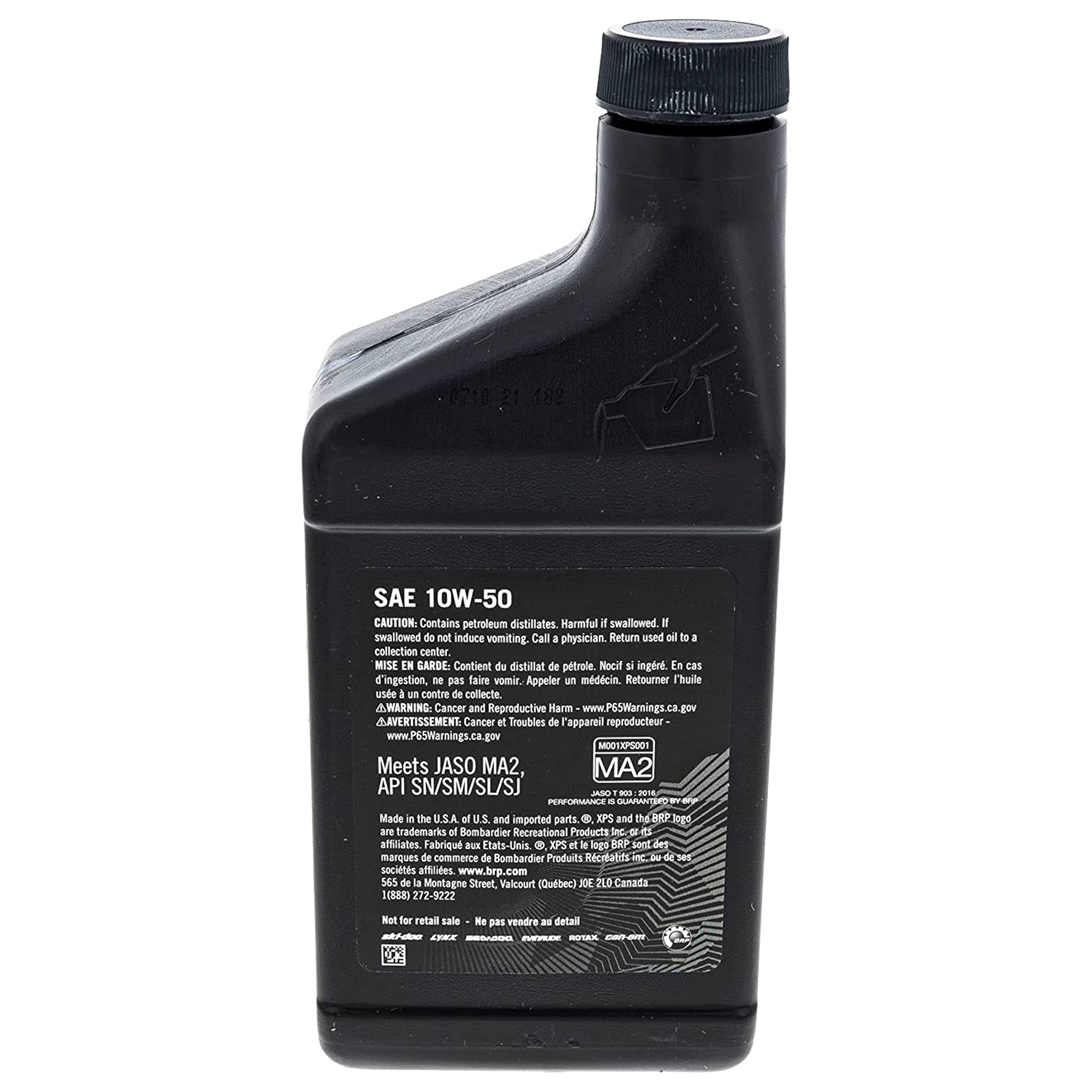 Can-Am New OEM 4T 10W-50 Synthetic Blend Oil Change Kit Rotax 500 V-Twin 9779252