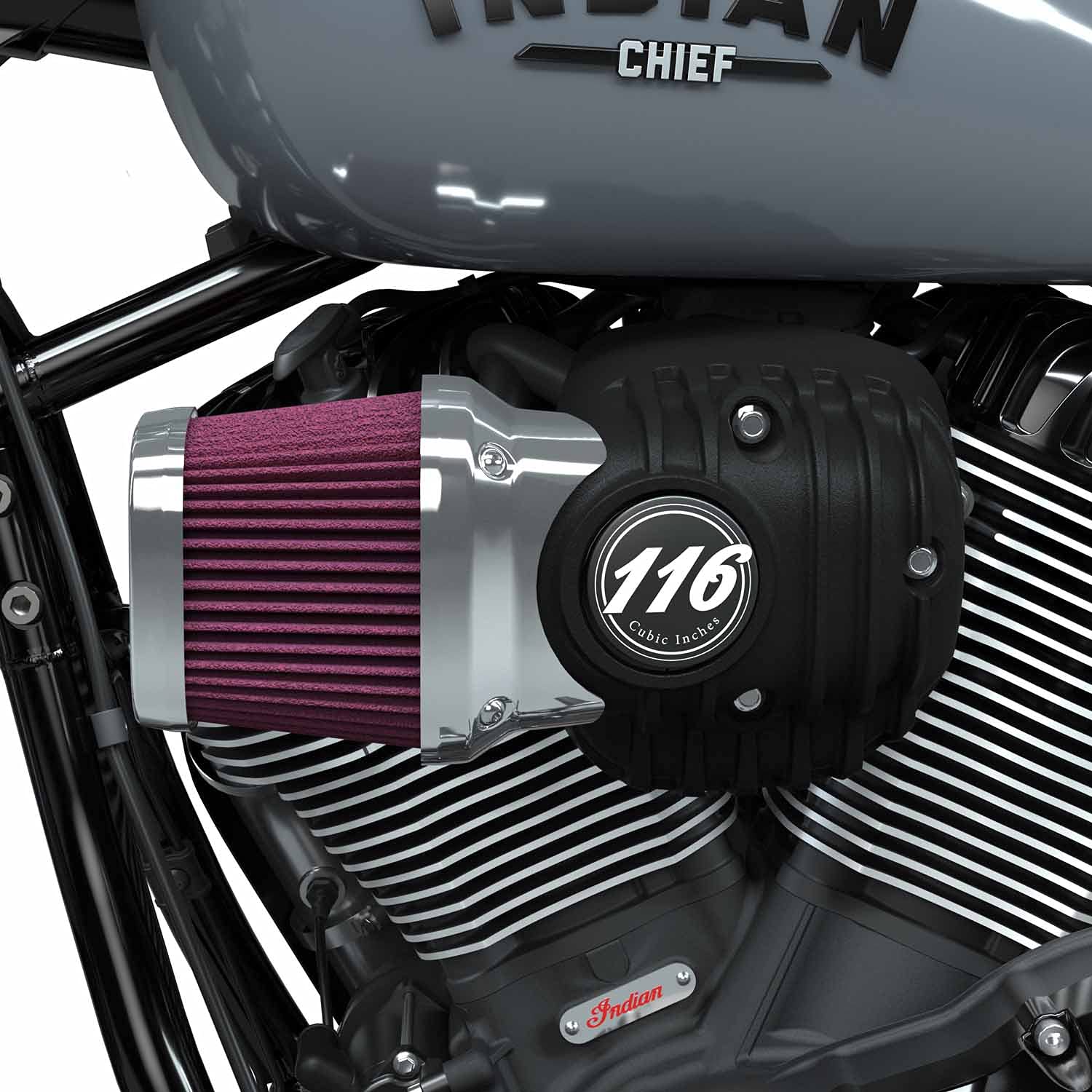 Indian Motorcycle Thunderstroke Forward Air Intake - 2884950-156