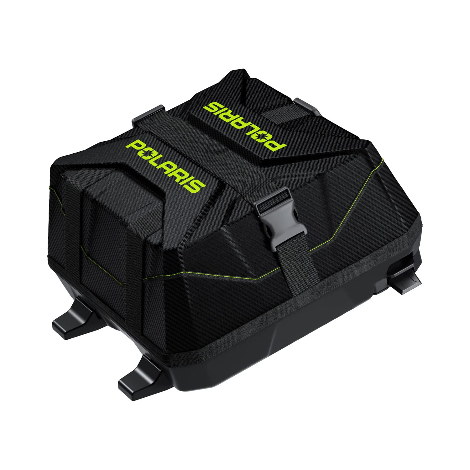 Polaris Snowmobile Lock & Ride Flex Adventure Tunnel Gear Bag, Tall, Neon, for Specific INDY, Switchback, RMK, Voyageur Models, Easy Install, Waterproof Luggage Carrier for Storage - 2890625