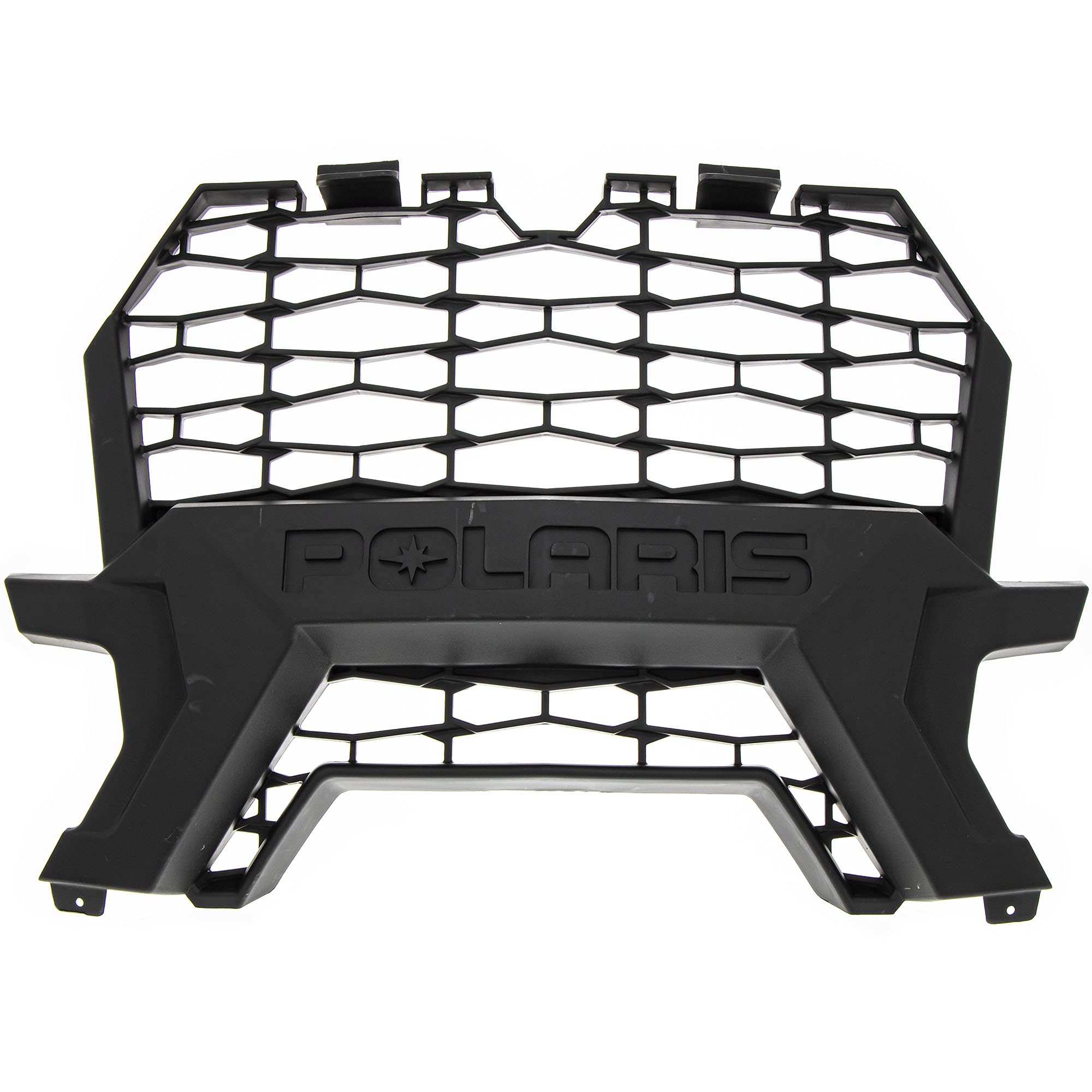 Polaris RZR Fascia Grille, Front, Gloss Black, Genuine OEM Part 5455433-070, Qty 1