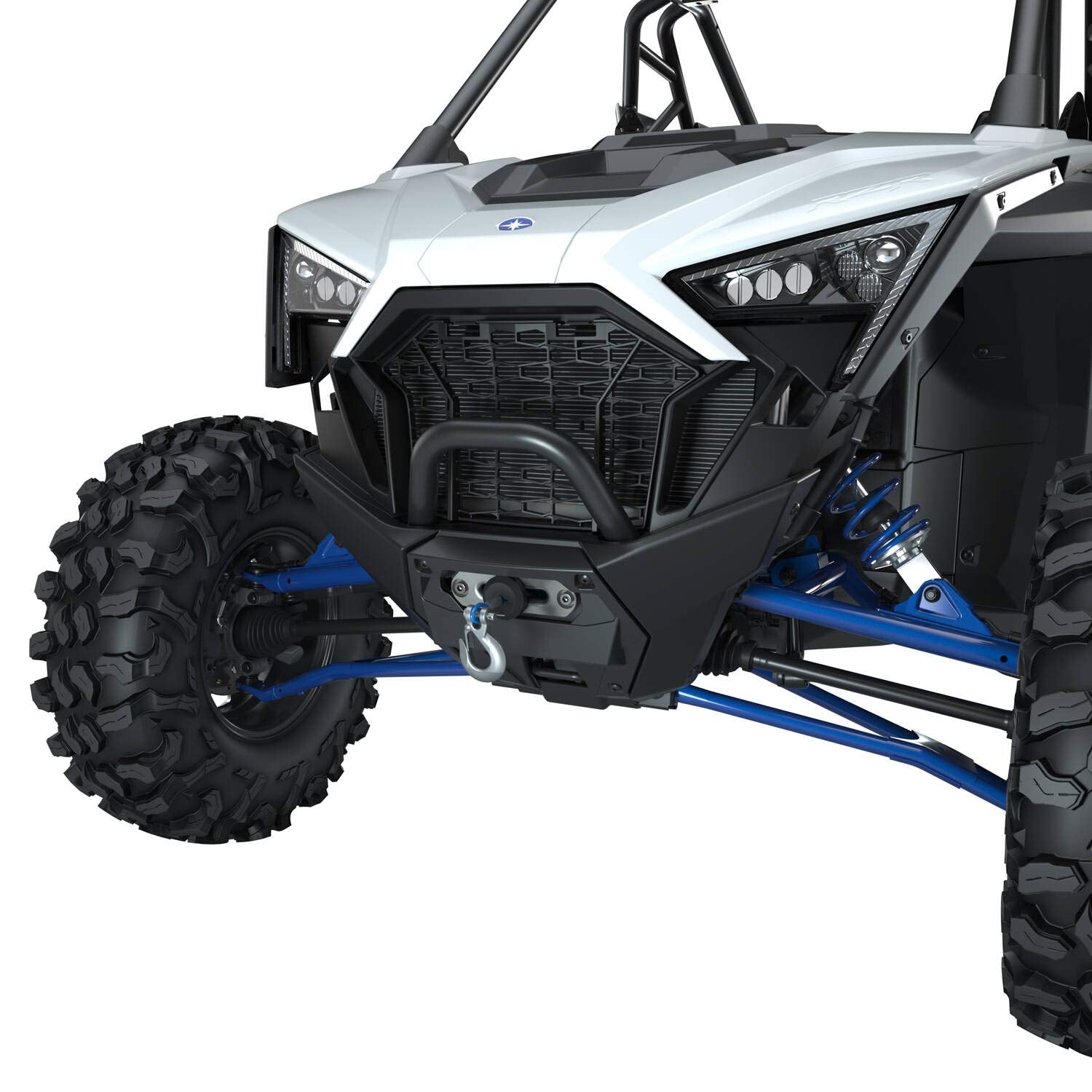 Polaris Winch Pro HD 6000 LB for RZR Pro XP, Wireless Remote Control, Faster Re-Spooling, Auto Stop Technology, 1.6-HP Motor, 50 FT Synthetic Rope, for Plowing, Chores, Trail Riding - 2883759