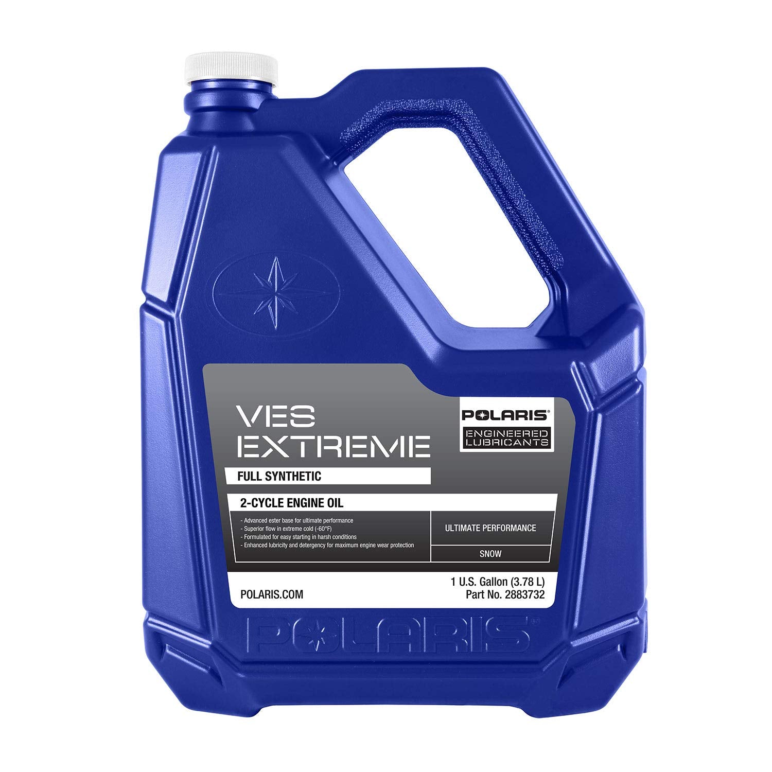 Polaris 1 Gallon of Genuine OEM Snowmobile VES Race Synthetic 2-stroke Engine Oil 2883732