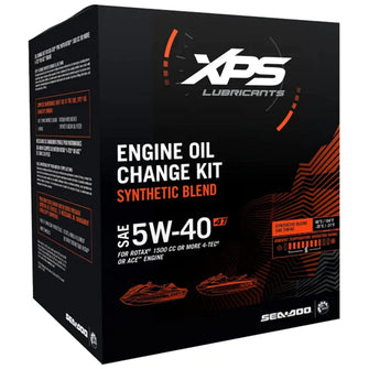 Sea-Doo New OEM, 4T 5W-40 Synthetic Oil Change Kit, Rotax 1500 cc+, 9779251