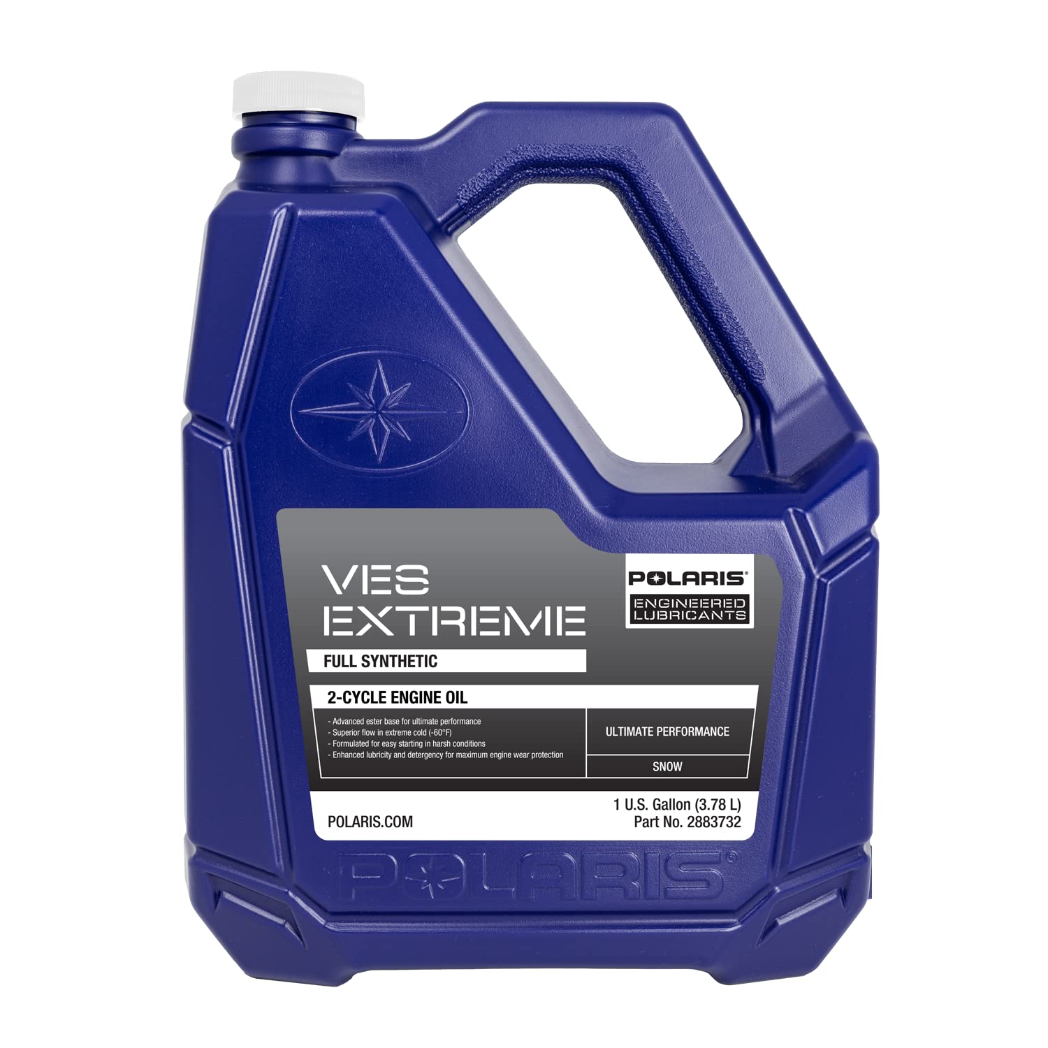 Polaris 1 Gallon of Genuine OEM Snowmobile VES Race Synthetic 2-stroke Engine Oil 2883732