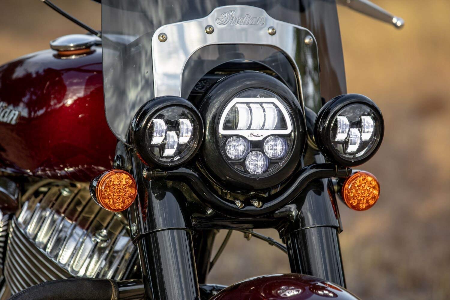 Indian Motorcycle Pathfinder S Driving Light Mount, Black, for Chief, Super