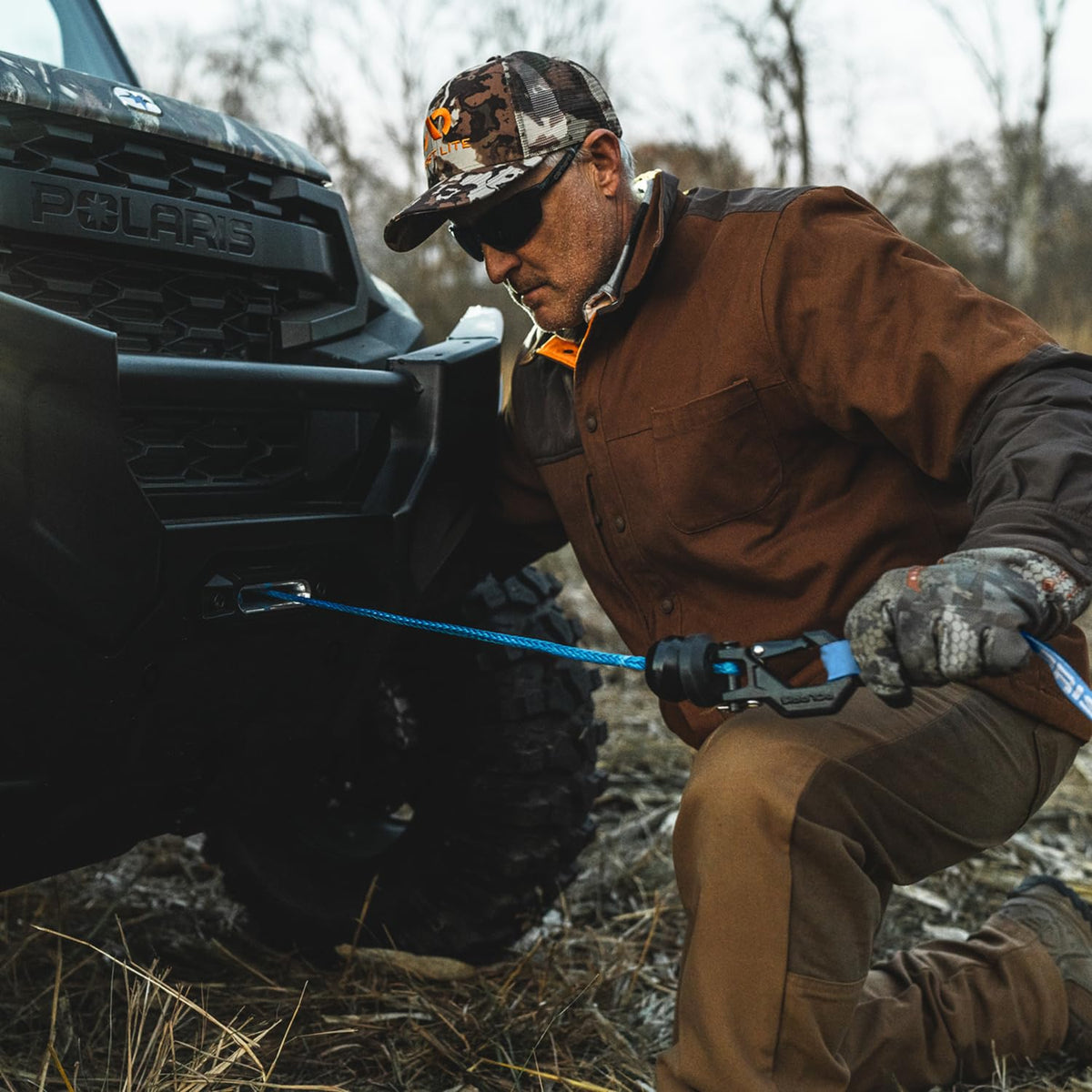 Polaris Pro Series 6,000 LB Winch Kit w/Synthetic Rope for Ranger 2891568