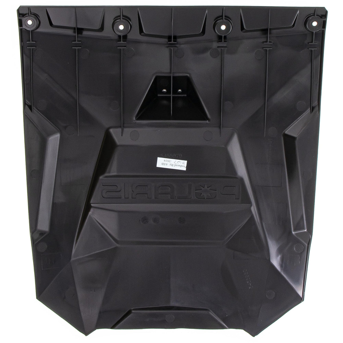 Polaris Snow Flap, Gloss Black, Genuine OEM Part 5455980-070