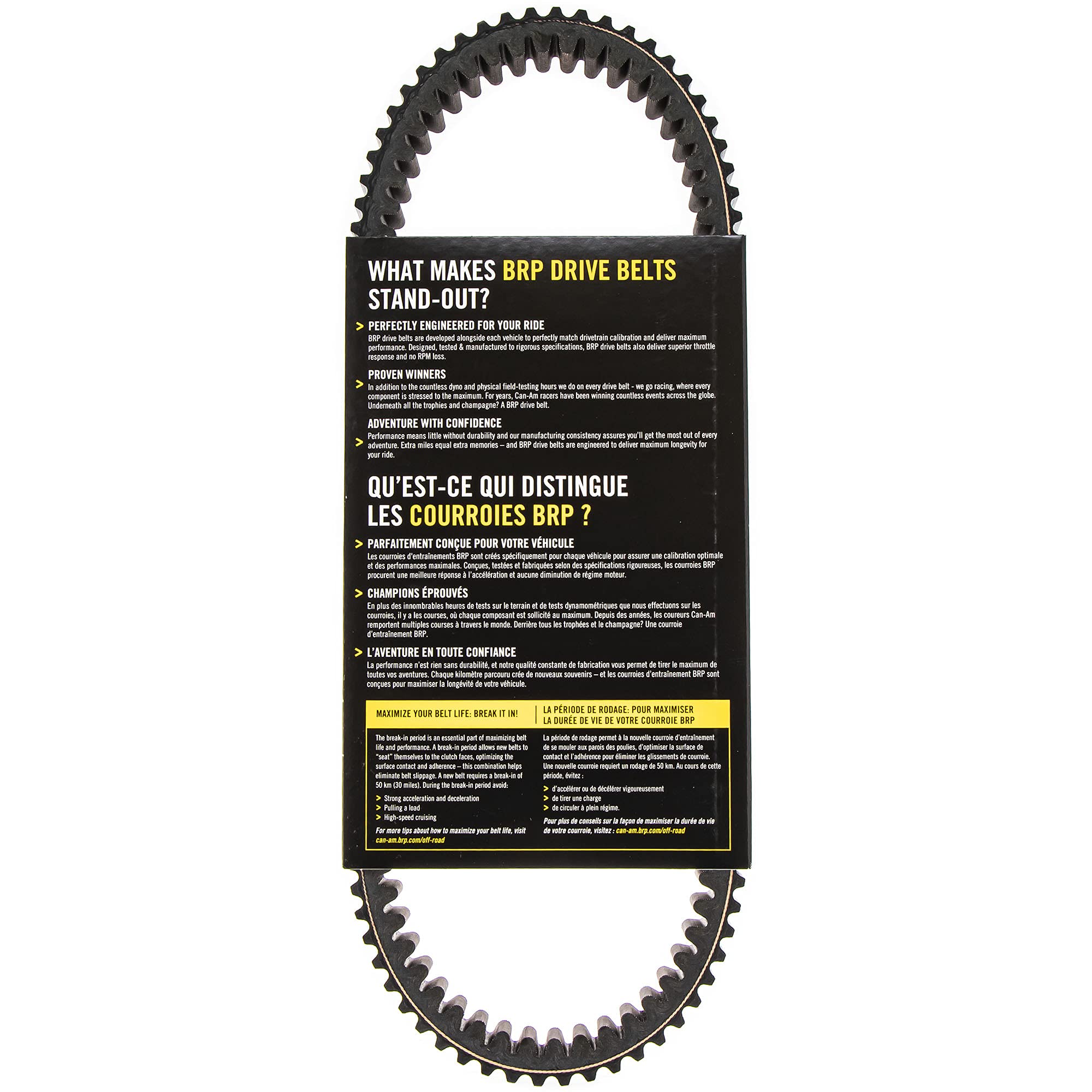 Can-Am Performance Drive Belt 100% PBO for Outlander,Renegade,Maverick 422280367