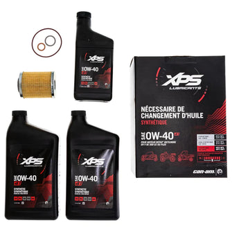 Can-Am New OEM 4T 0W-40 Synthetic Blend Oil Change Kit Rotax 500 V-Twin 9779259
