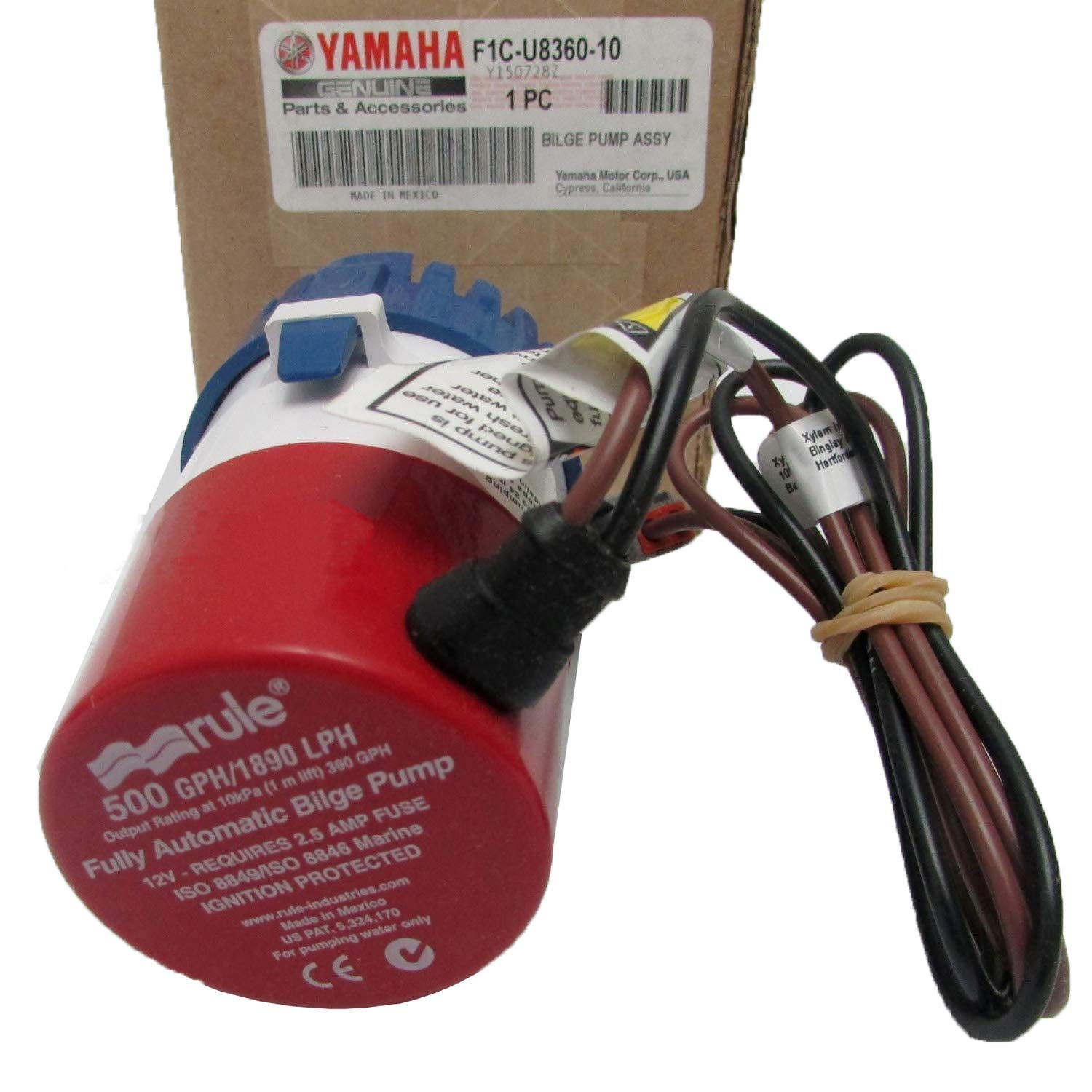 Yamaha Bilge Pump Assembly F1C-U8360-11-00 Replaces F1C-U8360-10-00 New OEM