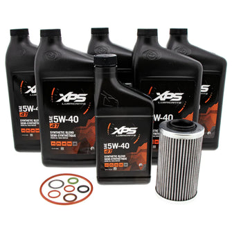 Can-Am New OEM 4T 5W-40 Synthetic Blend Oil Change Kit, Rotax 1330 engine, 9779249