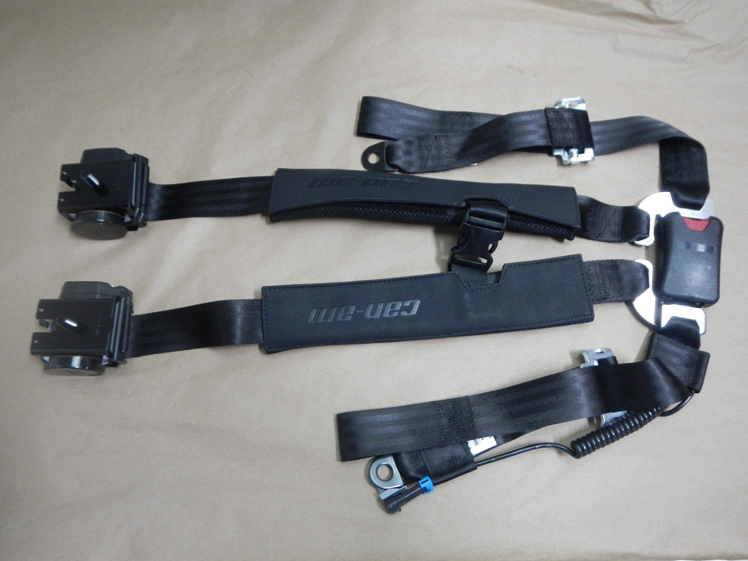 Can Am Maverick X3 retractable 4 point harness driver side OEM NEW #708002917