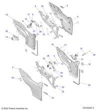 Polaris Ranger Door Seal, Genuine OEM Part 5455610, Qty 1