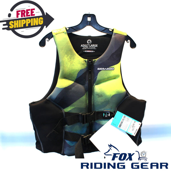 OPEN BOX OEM Sea-Doo Airflow Sun-Edit PFD | HI-VIS Yellow