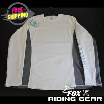 OPEN BOX OEM Sea-Doo Long Sleeve Rashguard | White | Men's Size: LG