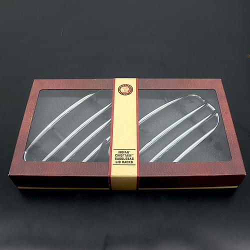 OEM Indian Chieftain Saddlebag Lid Racks|Chrome|2879579-156