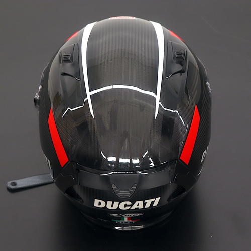 OEM Ducati Speed Evo Ultra Carbon Helmet | Carbon Fiber | Size: Large
