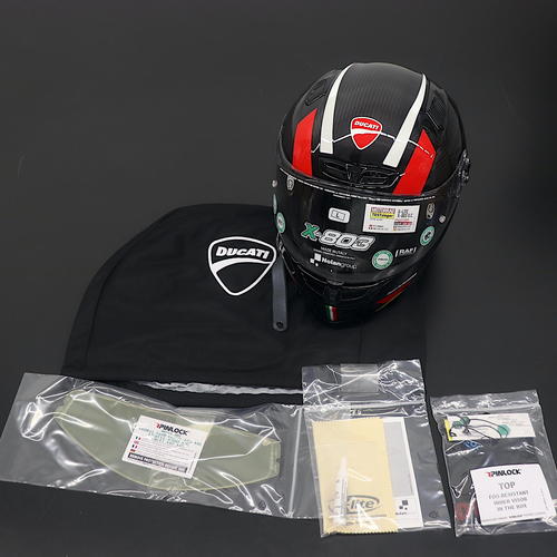 OEM Ducati Speed Evo Ultra Carbon Helmet | Carbon Fiber