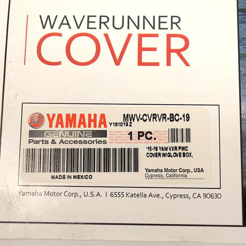 OEM Yamaha VXR WaveRunner Cover | Grey & Black | MWV-CVRVR-BC-19