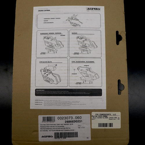 OEM Acerbis Chain Guide & Slider Kit | Yellow | Suzuki RMZ 450 | 0023073.060