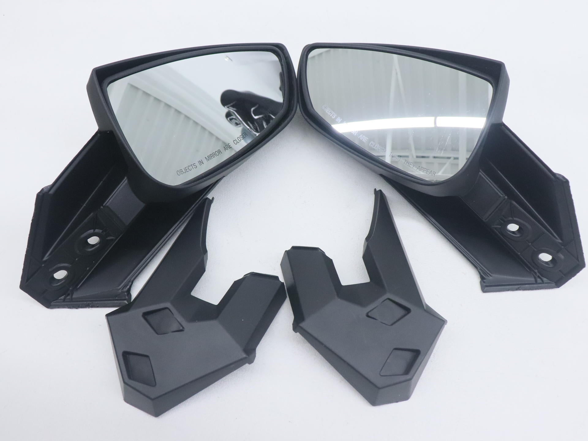 OPEN BOX - OEM Ski-Doo Mirror Kit Pair Black 860200694 - REV-XM XS XP XR XU